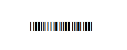 Configuration barcode used to reset reader to factory default settings.