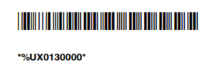 Configuration barcode used to program reader to ignore alphanumeric settings.