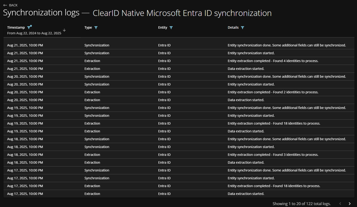 El período del intervalo de fechas de devoluciones de llamada está limitado a un máximo de 1 año